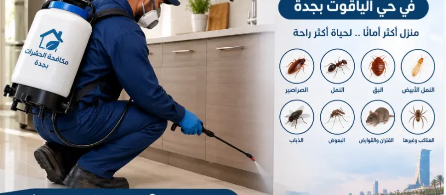شركة مكافحة حشرات في حي الياقوت بجدة
